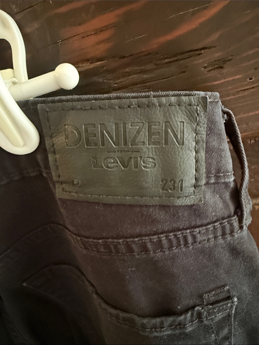 Denizen from Levi's Dark Black Denim Jeans - Picture 5 of 5